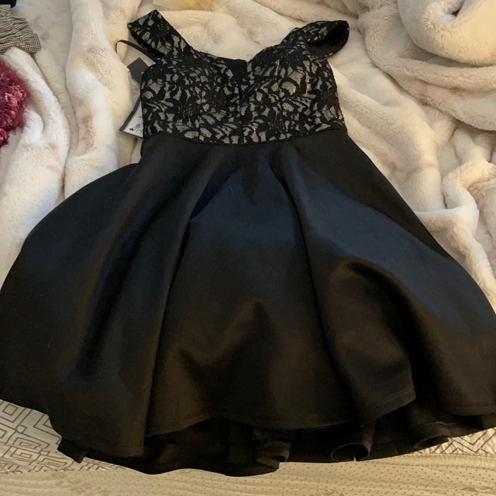 Black flowy dress